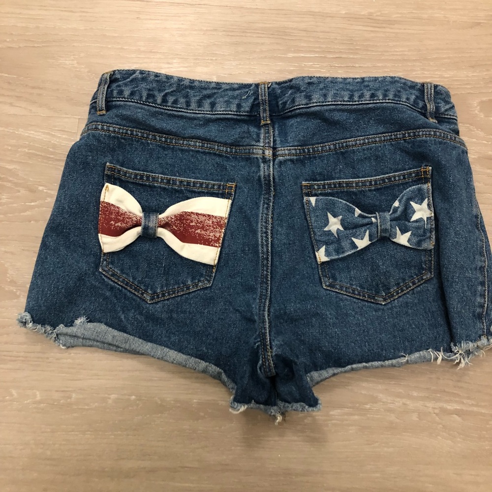 Patriotic High Waisted Short